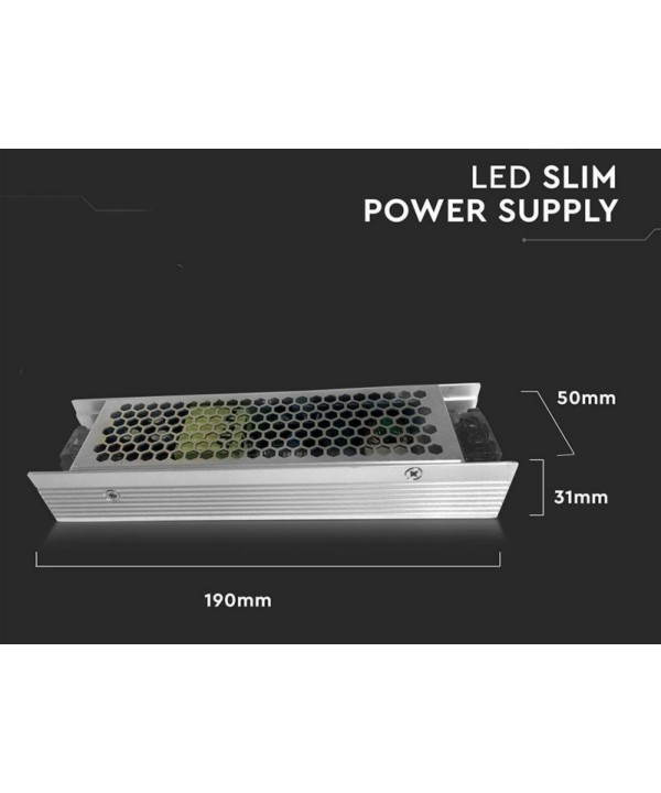 Alimentatore in Metallo Trasformatore 120W 12V 10A IP20 SKU-3243