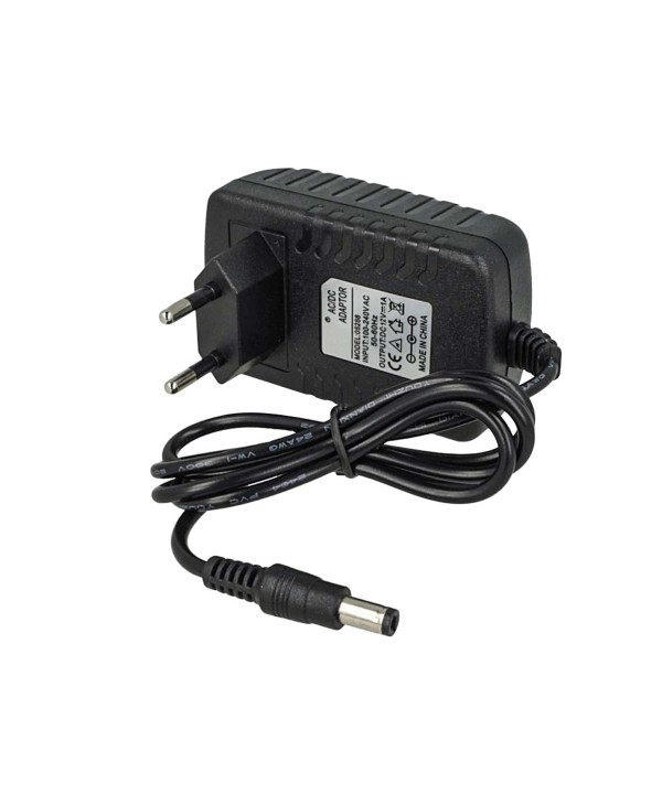 Trasformatore Alimentatore 12W CV 12V 1A Con Spina UE da Presa Casa AC220V a DC 12V 1A