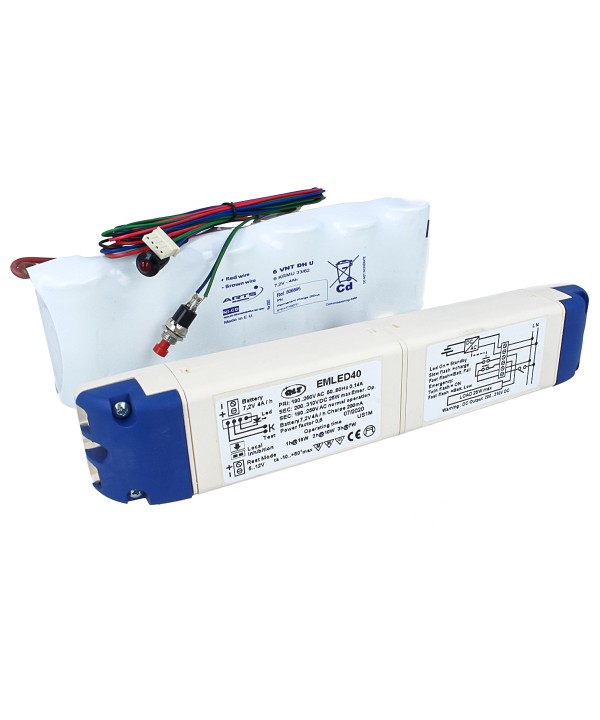 Kit Sistema Di Emergenza A Led 25W 220V 3 Ore