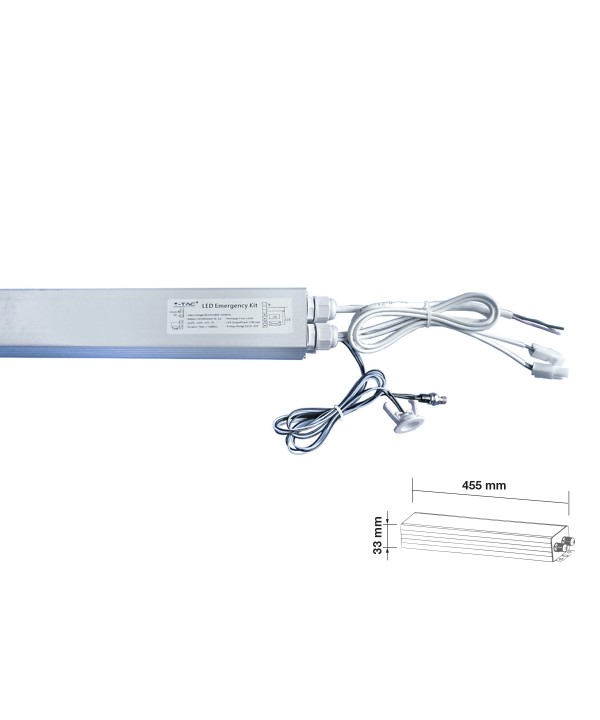 Kit Sistema Di Emergenza Led Corrente Costante 20-80V Per Faretto Led Da 6W Fino a 24W Autonomia 3 Ore SKU-8275
