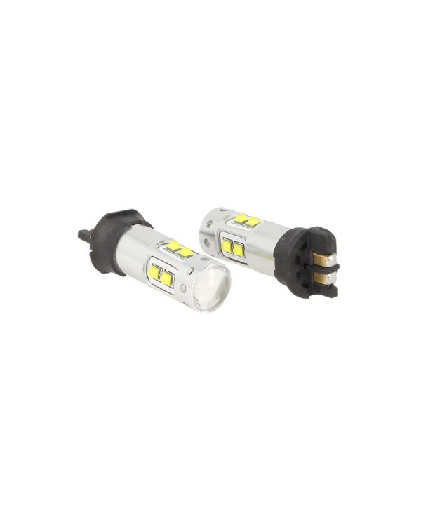 Lampada Led PW24W PWY24W 50W 12V Luci Diurne DRLs No Polarità