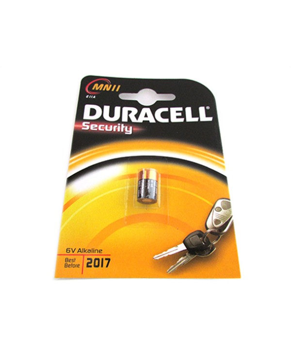 Pila Batteria Duracell Alkaline MN11 E11A Security 6V Per Dispositivi di Sicurezza Telecomando Auto