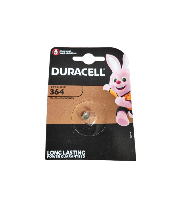 Pila Batteria A Bottone Duracell Silver Oxide 364 D364 SR6215W 280-34 SR60 1,5V Per Orologi Calcolatrice