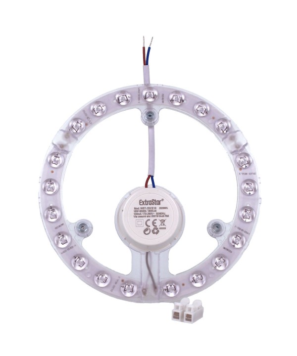 Modulo Led Per Plafoniera Led Plate Ad Anello 18W 1800LM 6500K Diametro 185mm