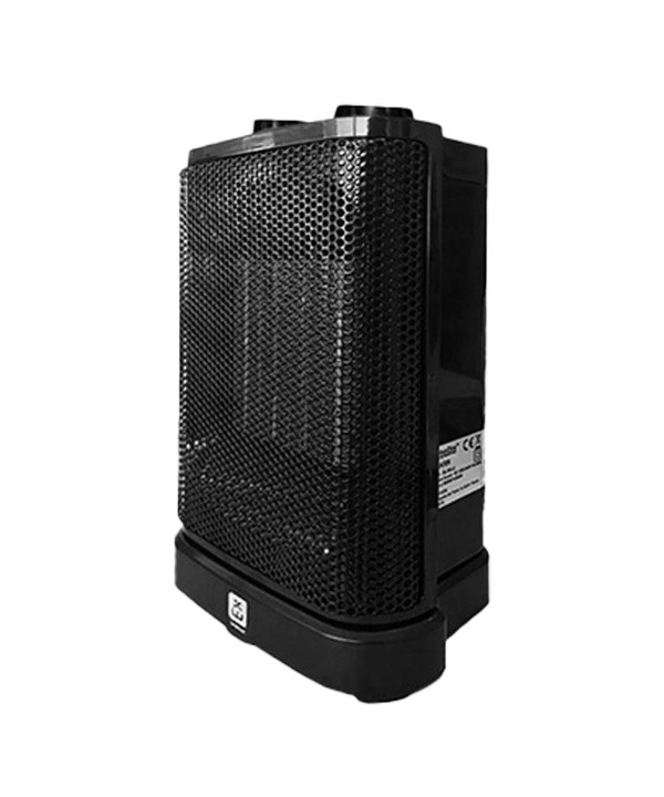 Stufa Elettrica da 1000W-1500W Portatile con Maniglia con Protezione di Sicurezza Automatico L15.7cm x H25.5cm Colore Nero