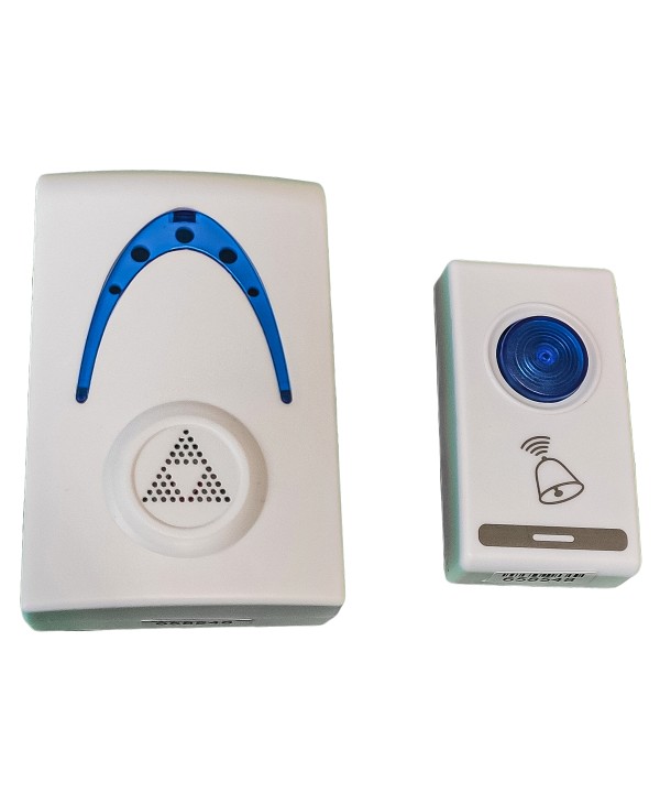 Campanello Senza Fili Alimentazione Con Pile 80 Metri Di Portata IP20 V014