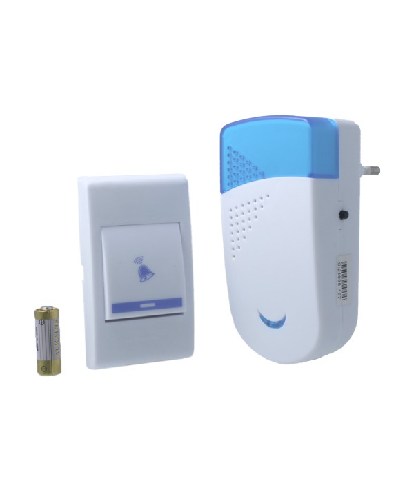 Campanello Senza Fili 220V Con Spina EU 80 Metri Di Portata IP20 A8603