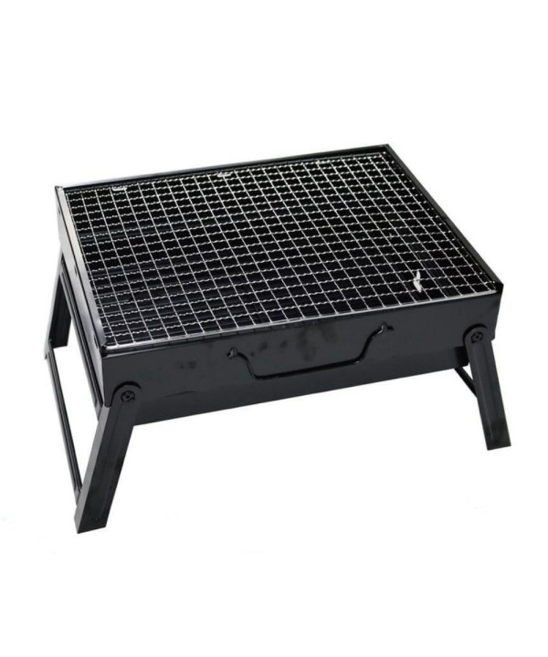 Griglia Barbecue da Tavola a Carbonella BBQ Carbon 35X27X20cm Ferro Nero
