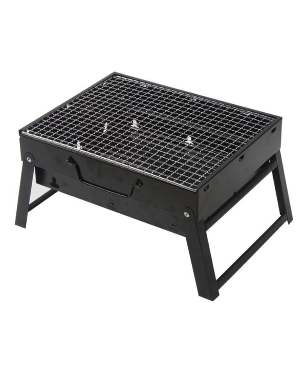 Griglia Barbecue da Tavola a Carbonella BBQ Carbon 43X28X22cm Ferro Nero
