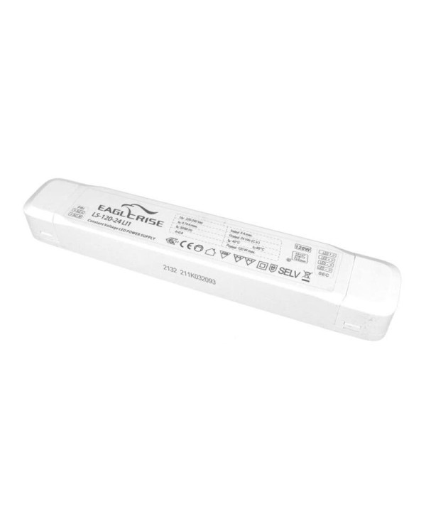 Alimentatore Trasformatore LED Cerificato ENEC Output 120W 24V 5A Input 220V Compatibile Meanwell PLC-100-24