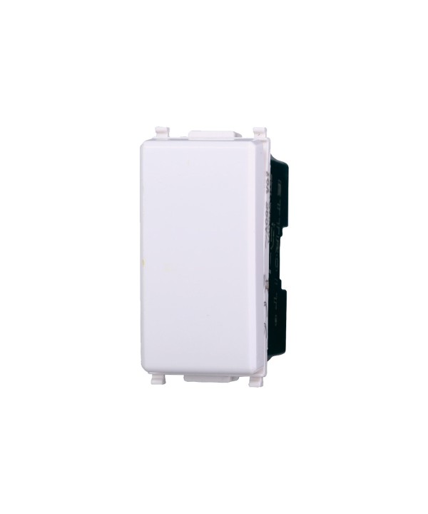 ETTROIT Interruttore 1P 16A Unipolare Colore Bianco Compatibile Con Vimar Plana