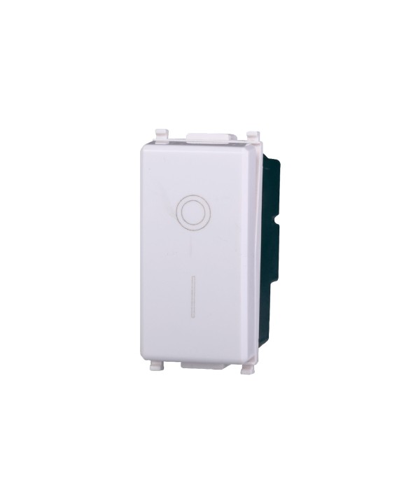 ETTROIT Interruttore 16A Bipolare 0-1 Colore Bianco Compatibile Con Vimar Plana