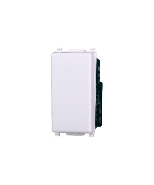 ETTROIT Invertitore 1P 16A Unipolare Colore BIANCO Compatibile Con Vimar Plana