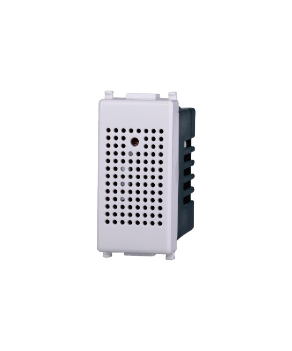 ETTROIT Sensore Acustico 220V Timer Colore BIANCO Compatibile Con Vimar Plana