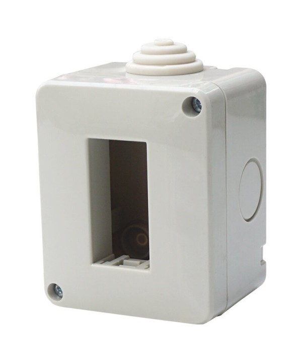 ETTROIT Custodia 1P IP40 Scatola Porta Frutti Da Esterno 1 Posto Modulo Compatibile Con Vimar Plana