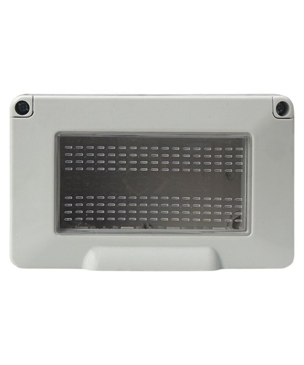 ETTROIT Custodia 4P IP55 Scatola Porta Frutti Con Coperchio 4 Posti Moduli Compatibile Con Vimar Plana