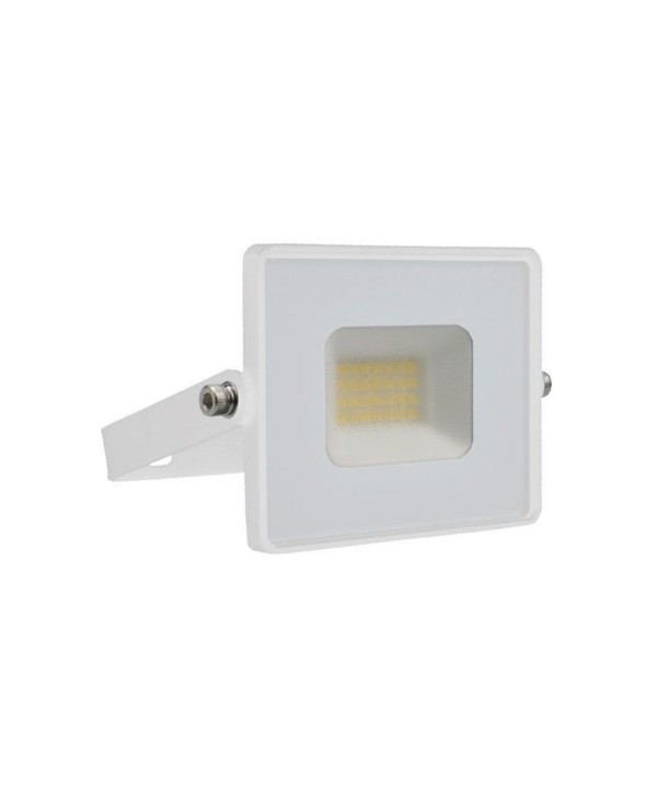 Faro Led Flood Light 20W 1620lm IP65 Slim 121X114X26mm Carcassa Bianca Luce 4000K SKU-215950