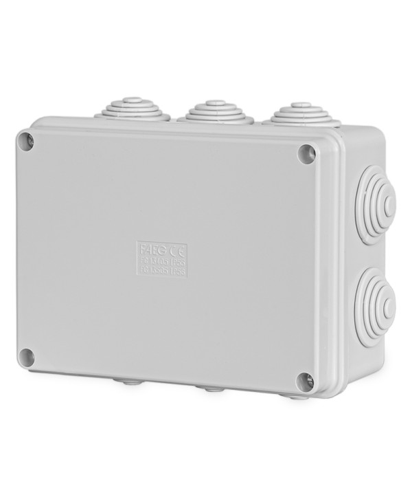 Scatola Di Derivazione Da Parete Con Passacavi Stagna IP55 190X140X70mm Coperchio Con Viti In Metallo