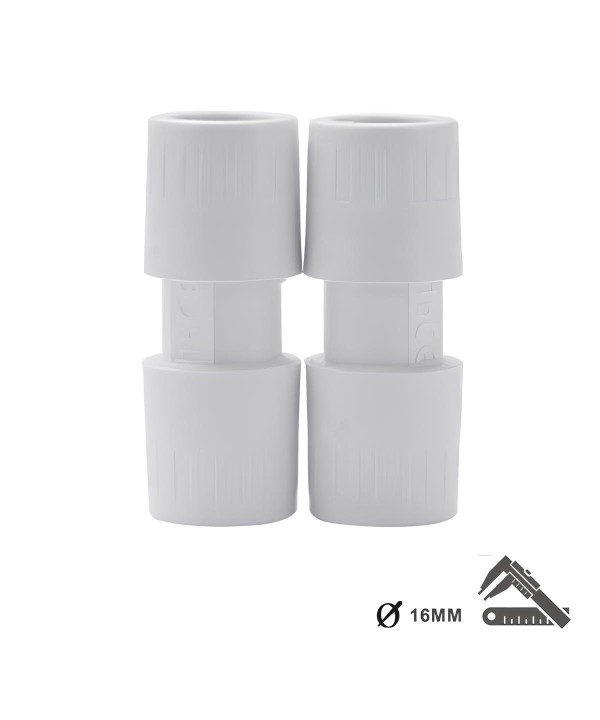 2 PZ Manicotto Giunto Lineare Tubo a Tubo Raccordo Diritto Per Tubo Rigido Diametro 16mm IP40 Made In Italy