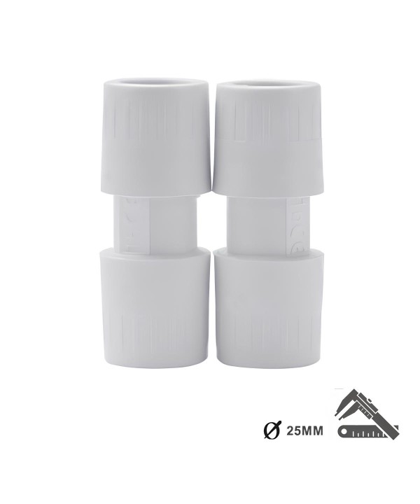 2 PZ Manicotto Giunto Lineare Tubo a Tubo Raccordo Diritto Per Tubo Rigido Diametro 25mm IP40 Made In Italy
