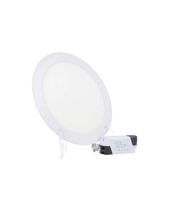 Faretto Pannello Led Da Incasso Rotondo 18W Freddo 6400K Diametro 225mm SKU-7866