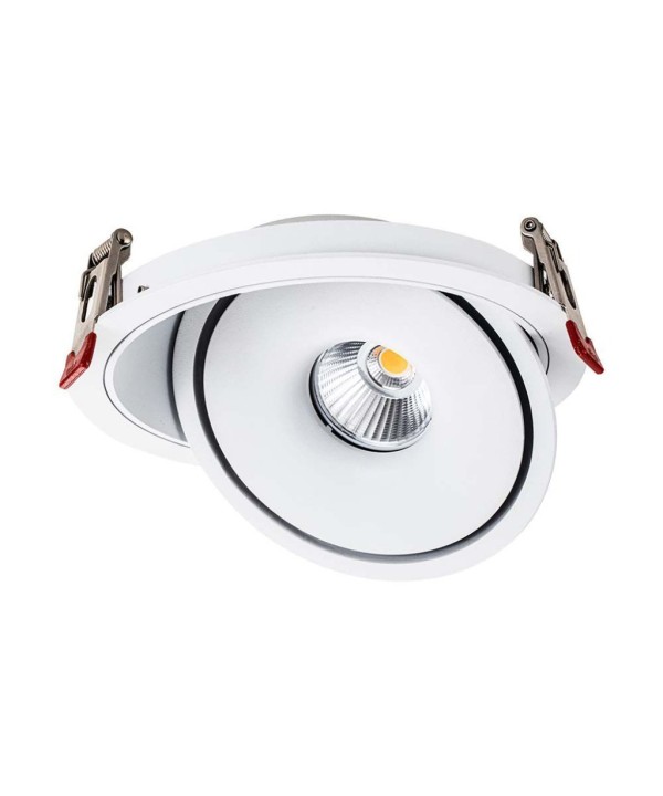 V-TAC Faretto LED COB da Incasso Rotondo 12W 120*43mm Colore Bianco 3in1 SKU-10579