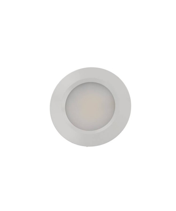 Mini Faretto Led Da Incasso Carcassa Bianca Rotondo 3W AC/DC 12V DC 24V Bianco Freddo Foro 50mm