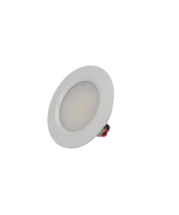 Mini Faretto Led Da Incasso Carcassa Bianca Rotondo 3W AC/DC 12V DC 24V Bianco Caldo Foro 50mm
