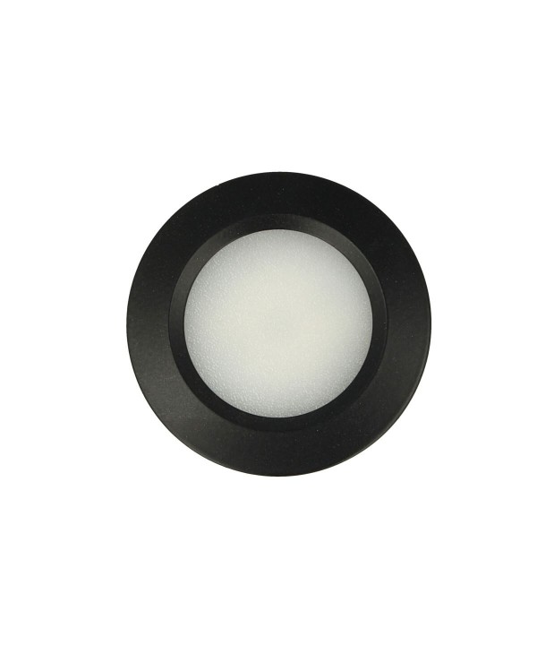 Mini Faretto Led Da Incasso Carcassa Nera Rotondo 3W AC/DC 12V DC 24V Bianco Freddo Foro 50mm