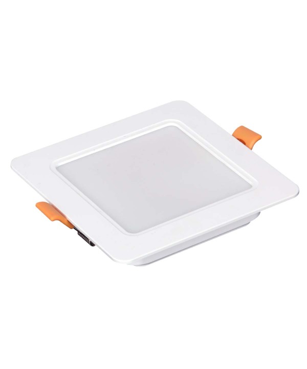 Faretto Led Da Incasso Quadrato 5W 500LM Bianco Caldo 3000K 95X95mm