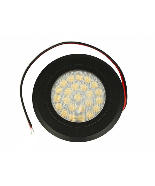 Mini Faretto Led Da Incasso Touch Dimmer Controllo Carcassa Nera 6000K DC12V DC24V 3W Foro 55mm
