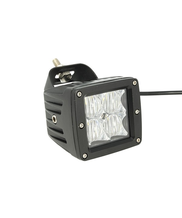 Faro Led Fanale Flood 20W 9V-60V 4 Smd Osram 5W Lente 5D Angolo Largo Connettore DT Super Luminoso
