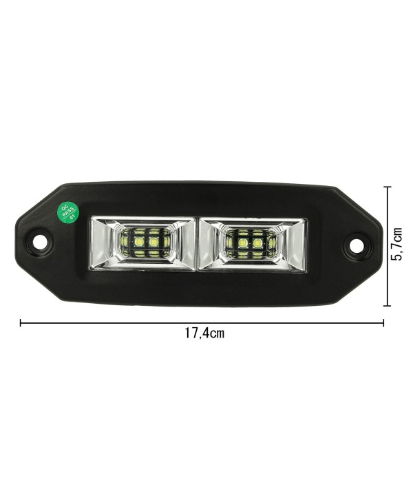 Fanale Luci Diurne A Led DRL Work Light Faro Da Lavoro Cree 20W 12V 24V Per Auto Camion