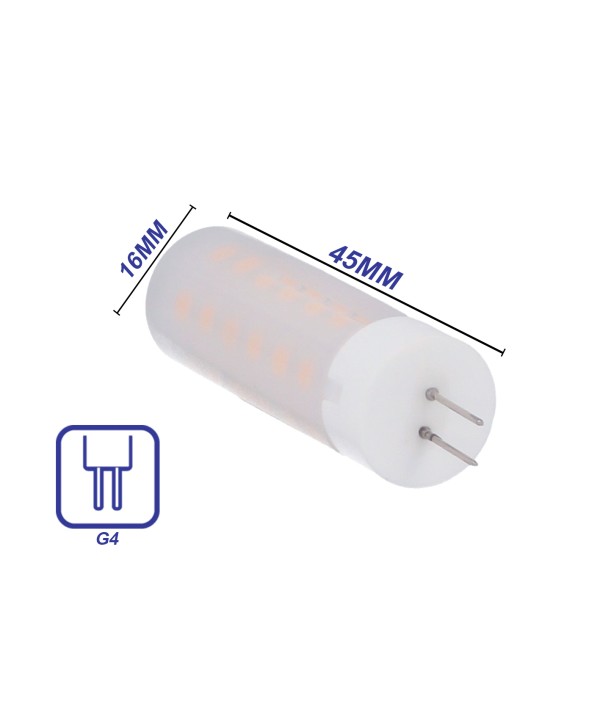 Lampada Led G4 Effetto Fiamma Finta Tremolante Decorativa Vintage 2W AC/DC 12V DC 24V