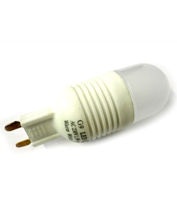 Lampadina LED G9 16 SMD 3014 220V 1,5W 360 Gradi Bianco Caldo Modello Slim