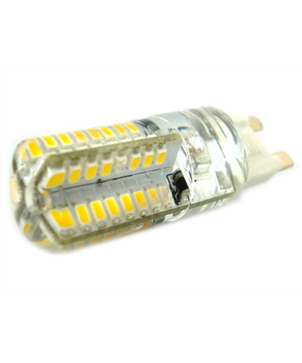 Lampada LED G9 220V 3,5W Bianco Neutro 360 Gradi Con Silicone Diametro Solo 16 mm 64 SMD 3014