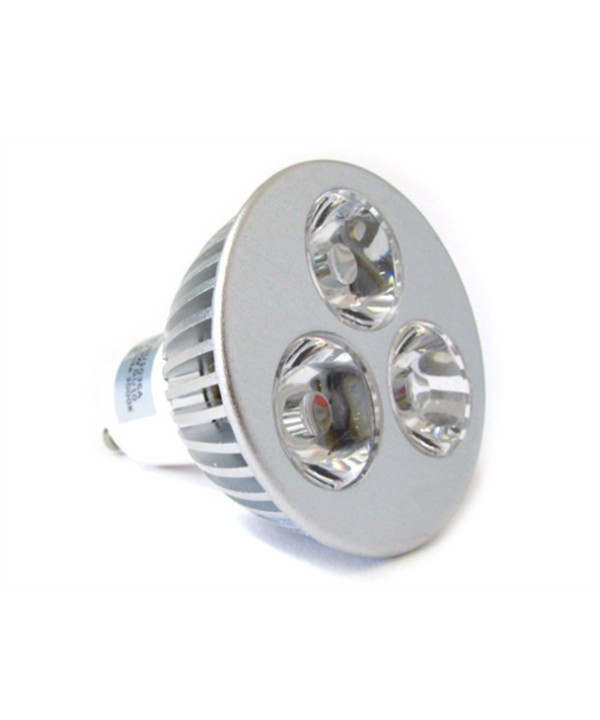 Lampada Led GU10 3X1W 220V Bianco Caldo 3000K