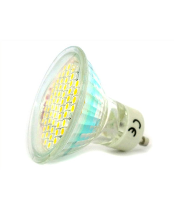 Lampada Faretto LED GU10 4W = 40W 220V Bianco Freddo 60 SMD 3528
