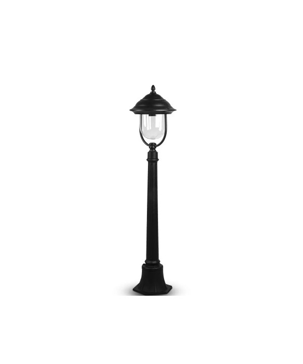 Palo Da Terra Lampada Per Giardino Esterno IP44 Altezza 1110mm Singolo E27 Colore Nero SKU-7530