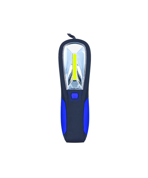 Lampada Torcia Led Officina Cob 2W Portatile Alimentazione Con 4 Pile AAA