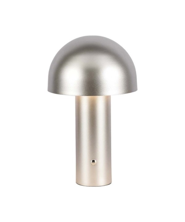Lampada LED da Tavolo 3W con Batteria 1800mAh Ricaricabile USB C Colore Oro in Metallo Touch Dimmerabile 3in1 SKU-7937