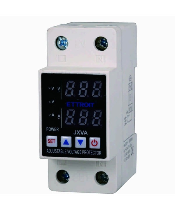 Relè Automatico di Protezione Sovratensione 230VAC 63A Occupa 2 Moduli DIN