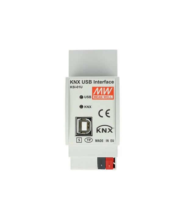 MeanWell KSI-01U Interfaccia USB Per Diagnosi Bus KNX Konnex A Guida DIN Binario