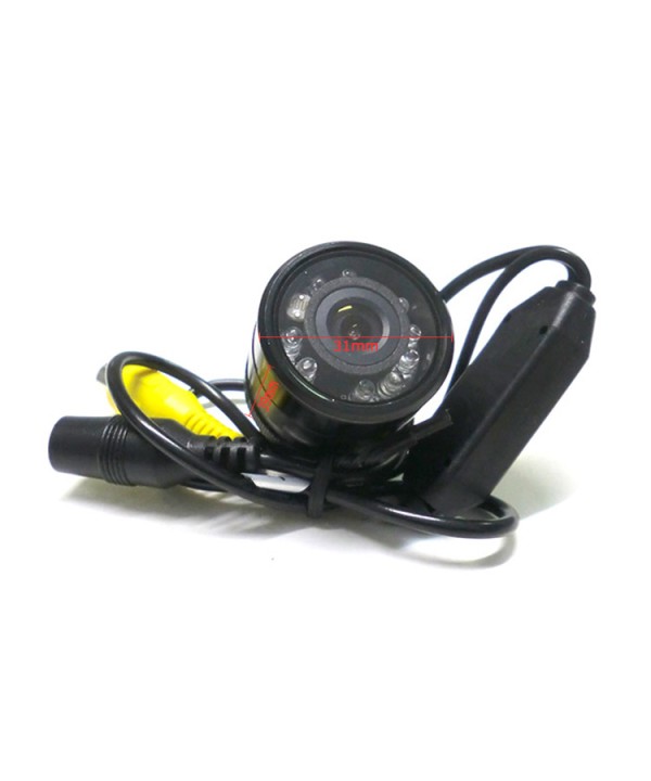 Telecamera Retromarcia Da Incasso Infrarossa Stagna 9 Led 12V Auto