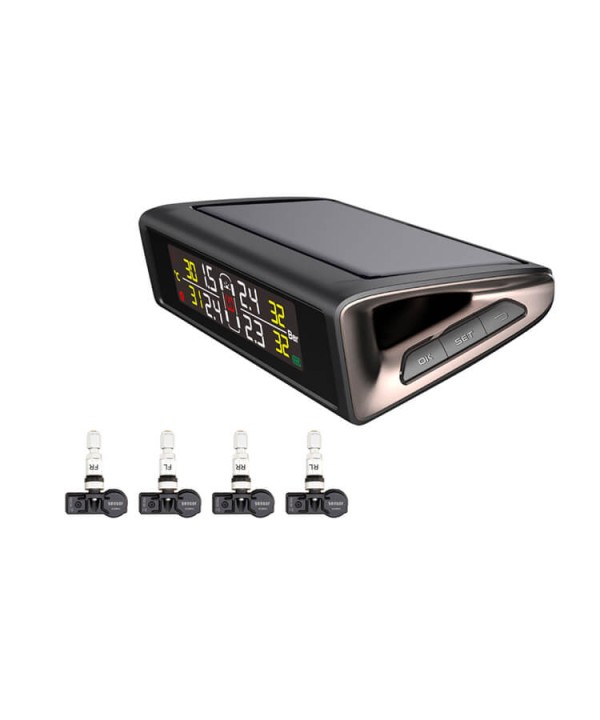 TPMS Wireless Pannello Solare Con 4 Sensori Interni Per Professionista Gommista Installatore Pneumatico Pressione Sistema Monitoraggio