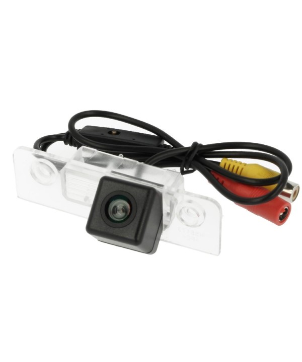 Telecamera Posteriore Per Luce Targa Specifica Skoda Octavia 2008-2013 Linea Guida Effetto Specchio Selezionabile
