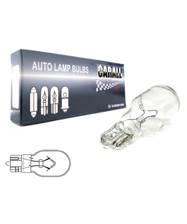 10 Pezzi Lampada Alogena T15 W16W 12V 16W Wedge Tutto Vetro