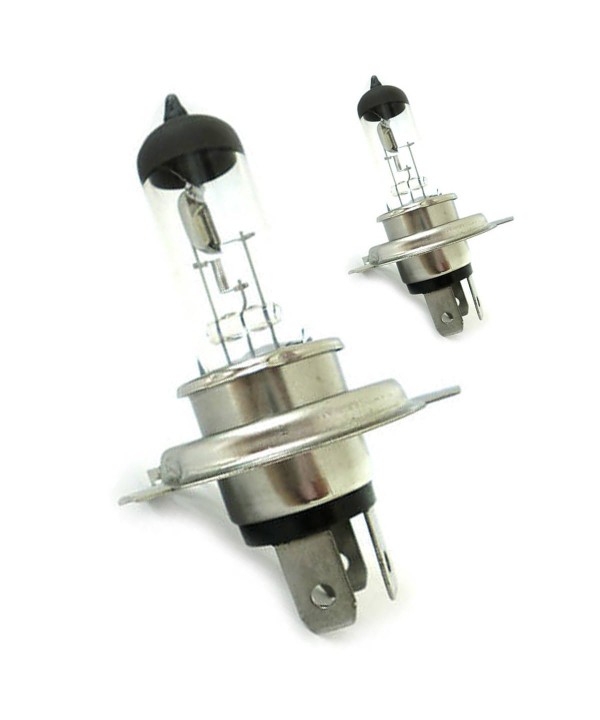 Blister 2 Pezzi Lampada Alogena Auto H4 P43T 12V 60/55W Marca CARALL