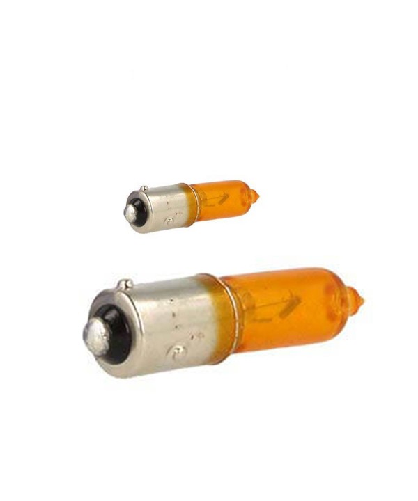 Blister 2 Pezzi Lampada Alogena Micro Auto H21 BAW9s HY21W 12V 21W Arancione Amber Piedini Sfalsati Per Frecce Citroen DS5