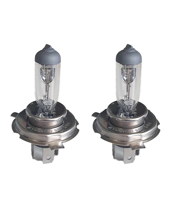 2 PZ Lampada Alogena Auto H19 12V 60/55W PU43t-3 Trasparente Marca CARALL